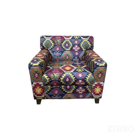 Кресло НЕОН размер: 87 х 82 см, текстиль, узор ромбы
