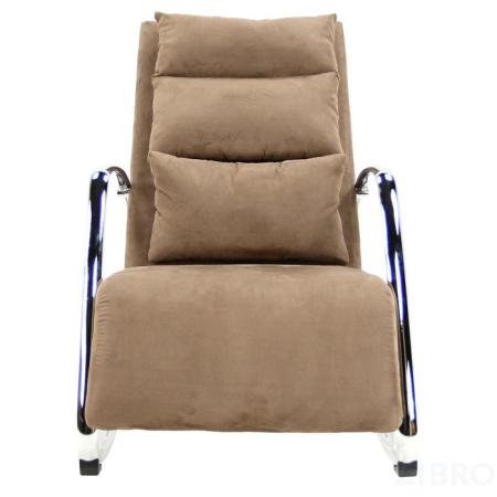Кресло-качалка Колиос MK-5509-BR 125х62х80 см Коричневый