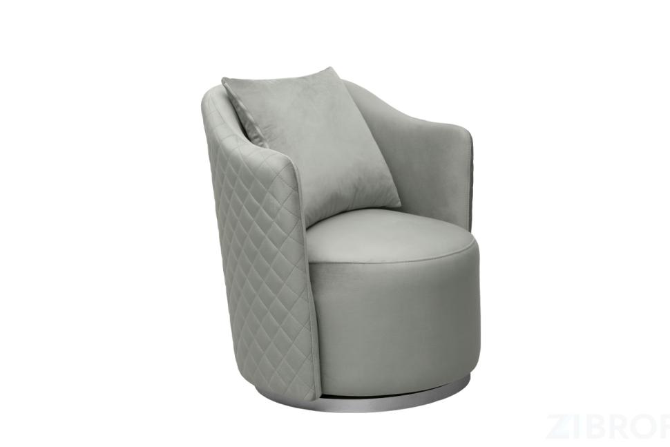 Кресло Verona/VD вращающееся, велюр мятный Colt025-MINT/хром 70*77*80см