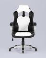 Игровое кресло компьютерное TopChairs Continental белое геймерское