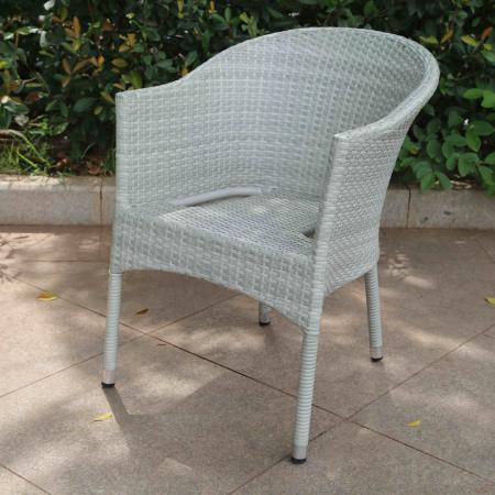 Кресло из искусственного ротанга - WS-2907W/White
