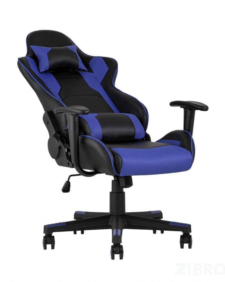 Игровое кресло TopChairs Diablo синее геймерское
