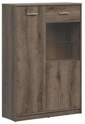 Тумба-витрина Непо REG1D1W-90 дуб монастырский BRW_UT-70039452