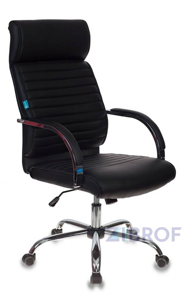 для руководителя офисное Бюрократ T-8010SL/BLACK черный обивка экокожа крестовина металл