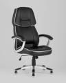 Игровое кресло компьютерное TopChairs Phantom черное геймерское
