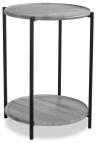 Стол журнальный BeautyStyle 21 орех гикори grey, черный ML_008602