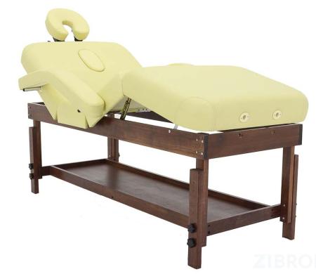 Стационарный массажный стол деревянный FIX-0A (МСТ-15Л)
