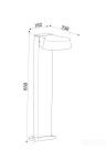 Ландшафтный светильник Outdoor O443FL-L12GF3K