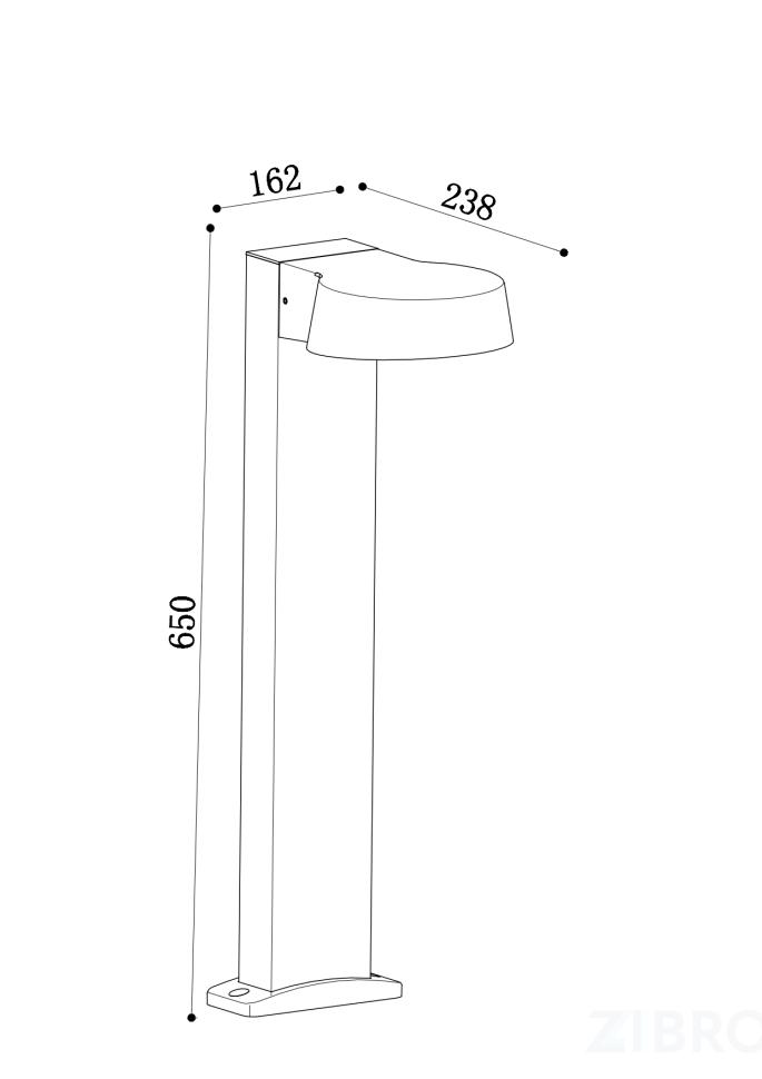 Ландшафтный светильник Outdoor O443FL-L12GF3K