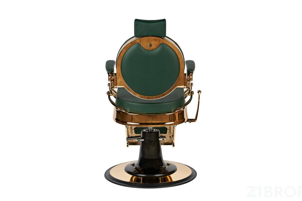 Барбер кресло BUZZ Gold Green