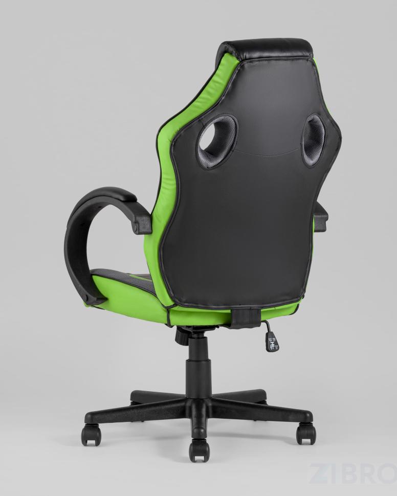 Игровое кресло компьютерное TopChairs Sprinter зеленое геймерское