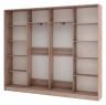 Шкаф-купе Стандарт ЛДСП 4 ясень шимо темный BRN_1094