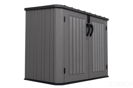 Ящик пластиковый WoodLook, 1380 л, серый