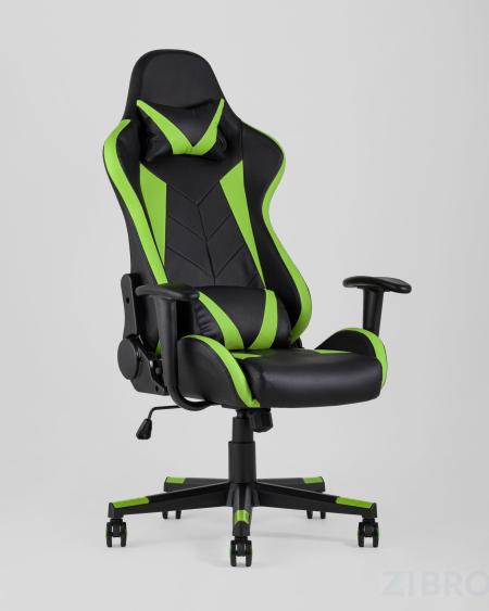 Компьютерное кресло TopChairs Gallardo зеленое геймерское