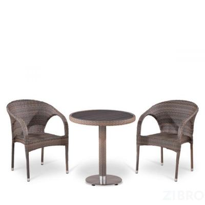 Комплект плетеной мебели T501DG/Y290BG-W1289 Pale 2Pcs