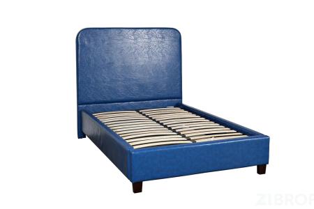 Кровать односпальная синяя