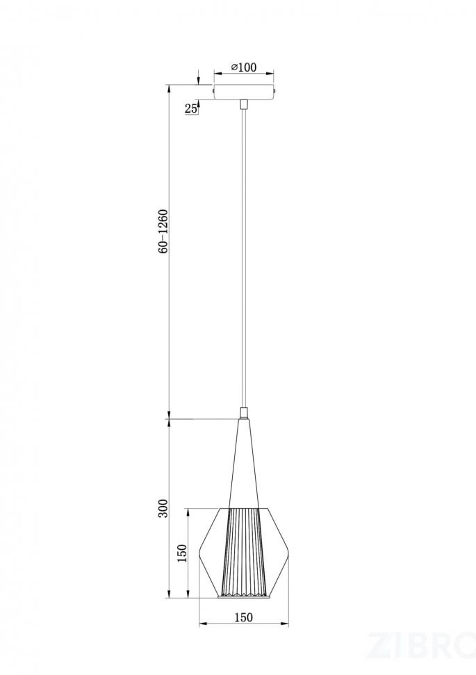 Подвесной светильник Freya FR8008PL-01GB