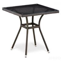 Плетеный стол T282BNT-W53-70x70 Brown