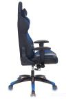 Игровое кресло Кресло игровое Бюрократ CH-772N/BL+BLUE две подушки черный/синий искусственная кожа (пластик чер