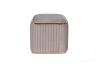 102AN-PUF-1300-SER Пуф Glarus, велюр серый 45*45*45 см