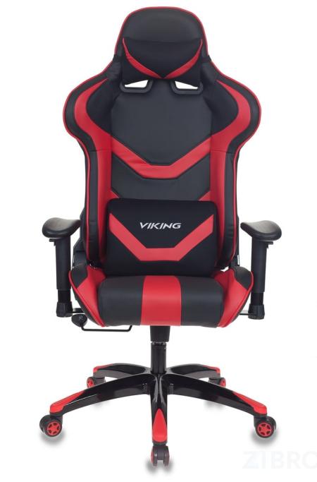 Игровое кресло Кресло игровое Бюрократ CH-772N/BL+RED две подушки черный/красный искусственная кожа (пластик че