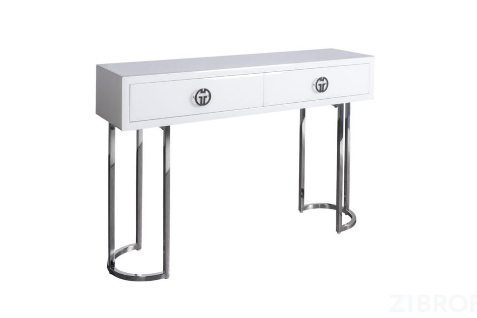 KFG16702 Консоль GD 2 ящика белая 120*30*78см