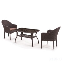 Комплект мебели из иск. ротанга ST20B/S20B-1 Brown (2+1)
