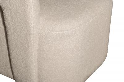 76AR-73960 Кресло поворотное Тедди (Teddy) белое 65*70*75см