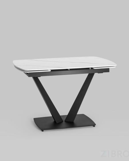 Обеденный стол Клео, раскладной, 120-180*90, светлая керамика