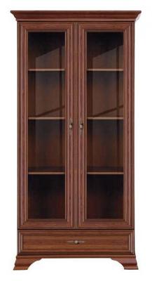 Шкаф-витрина Кентаки S132-REG2W1S каштан BRW_00008053