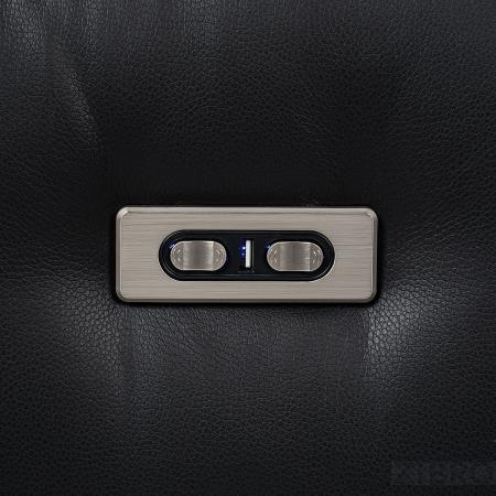 Кресло-реклайнер Майами с электроприводом 3 мотора с регулировкой высоты и USB-портом