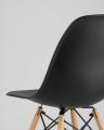 Eames стол черный диаметр 80 см, 2 стула Eames DAW черные
