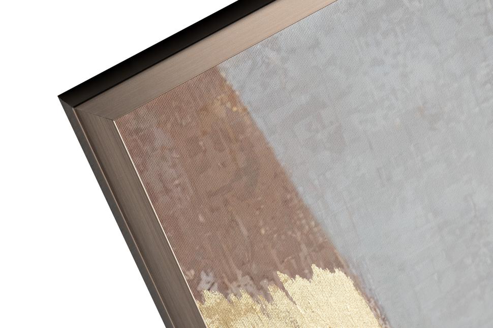 89VOR-GOLDEN ART-2  Холст "Золотое искусство-2" 70*100 см,багет латунь, зол.поталь
