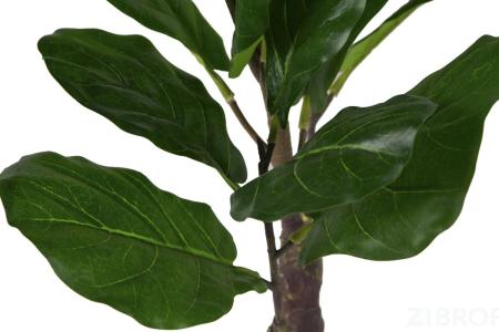 Искусственные растения Фикус лирата MK-7407-FC 0х0х120 см Темно-зеленый