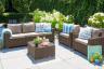 Комплект мебели California 3 Seater Set, капучино
