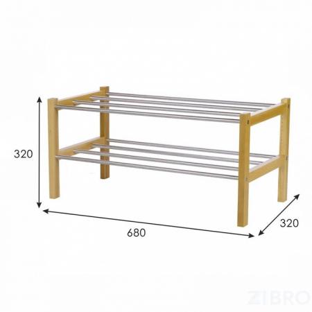 Стеллаж для обуви Атлас светло-коричневый ML_4630216192150
