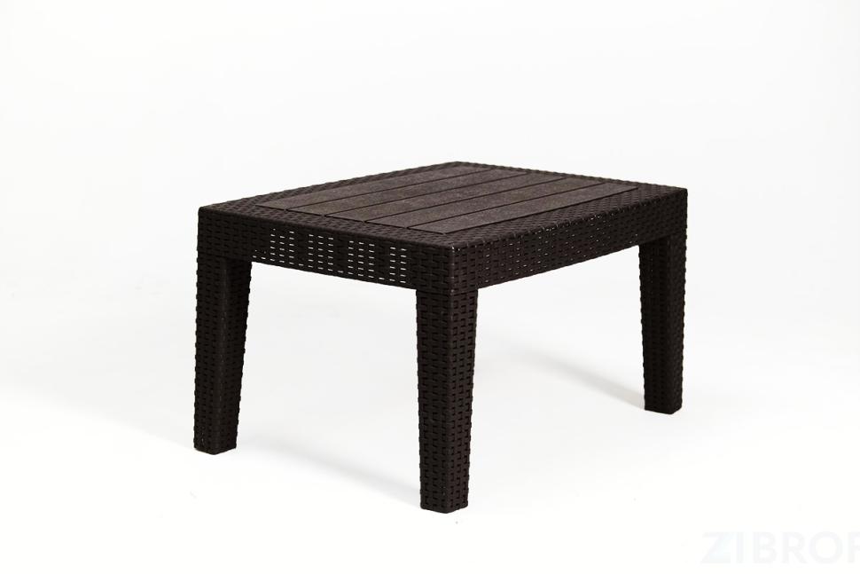 Rattan premium, столик журнальный, венге