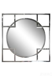 KFE1120 Зеркало квадратное в металл. раме цвет хром 83*83см