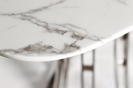 Стол обеденный светло-серый (натуральный камень)