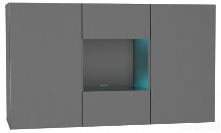 Тумба-витрина Point ТИП-1.2 графит серый NKM_71775210