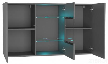 Тумба-витрина Point ТИП-1.2 графит серый NKM_71775210