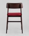 Комплект из двух стульев ODEN мягкая тканевая красная обивка