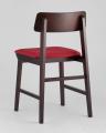 Комплект из двух стульев ODEN мягкая тканевая красная обивка