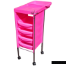 Тележка парикмахерская CARAMEL CLASSIC pink