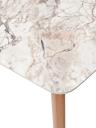 Стол обеденный 29 White Marble раскладной 120-150*75 белый мрамор