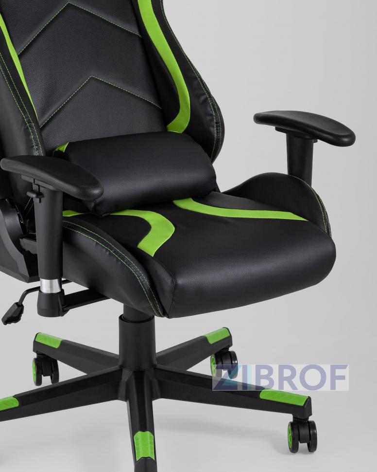 Игровое кресло компьютерное TopChairs Cayenne зеленое геймерское
