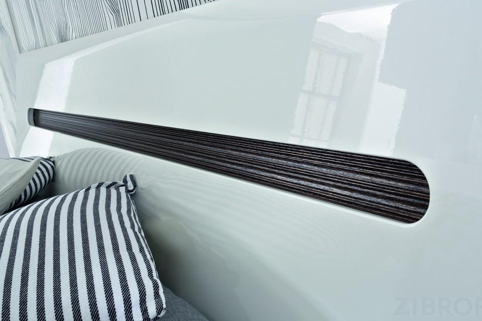 Кровать двуспальная Ацтека S205-LOZ 160 N белый BRW_70004443
