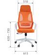 Кресло для руководителя CH636 белый