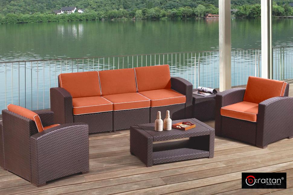 Комплект мебели Rattan Premium 5, венге