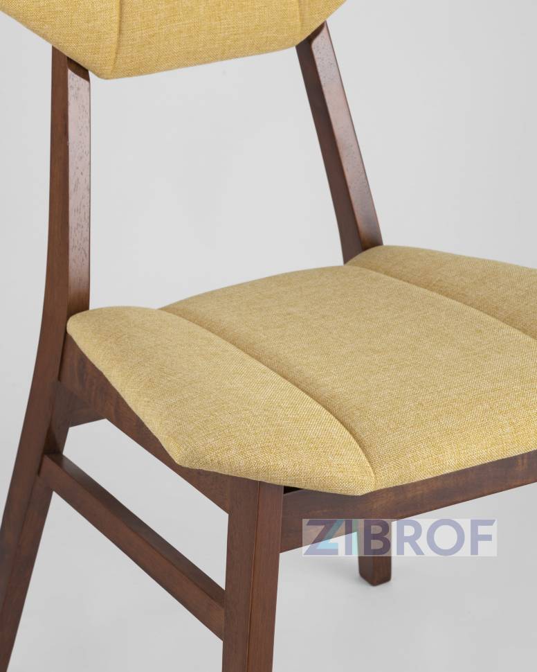 Rollo, стулья Tor желтые, массив гевеи
